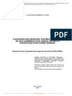 PORTIFOLIO - 2ºSEM - Expansão Dos Negócios Da Vinícola DON PABLO - Passei Direto