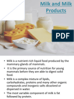 Milk & Milk Products