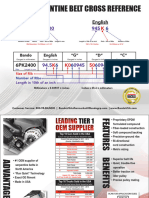 1913 - 2021 07 12 - Bando Serpentine Belt Cross Reference