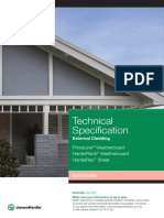 External Cladding Technical Specification 300721