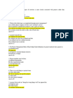 Project Management Chapter 1 - MCQ