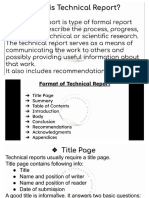 Technical Report Writing Steps