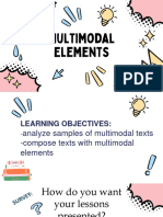 Multimodal Elements Students