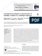 Experimental Investigation of Characteristics of