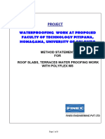 MST For Roof Slab Waterproofing