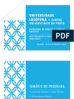 Procedimento e Processo Tributário - Parte I