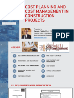 Cost Planning and Cost Management in Construction Projects