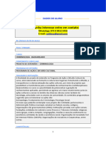 Portfólio Individual - Projeto de Extensão I - Criminologia 2024 - Programa de Ação e Difusão Cultural.