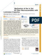 Unveiling The Mechanism of The in Situ Formation of 3D Fiber Macroassemblies With Controlled Properties