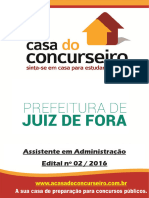 Apostila Prefeitura Municipal de Juiz de Fora MG Assistente em Administracao