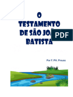 O Testamento de Sao Joao Batista F PH Preuss Fraternidade Rosacruz