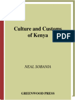 Culture and Customs of Kenya: Neal Sobania