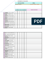 Instrumento de Evaluación 4 Años