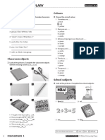 Synchronize1 - TRB - Worksheets - Welcome Unit - Standard - Vocabulary