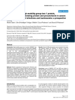 Comparison of High - Mobility Group-Box 1 Protein, Lipopolysaccharide Binding Protein and