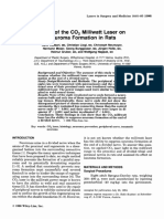 Effect of The CO2 Milliwatt Laser On Neuroma Formation in Rats