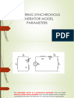 Measuring Synchronous Generator Model Parameters