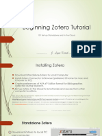 101 102 Zotero Tutorials