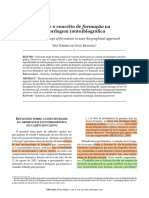 BRAGANÇA - Conceito de Formação Na Abordagem Autobiográfica