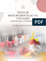 Tintas de Micropigmentação vs. Tatuagem Desvendando As Diferenças