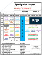 5th Sem Civil Engineering Time Table