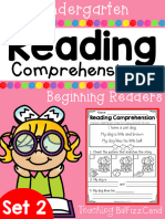 Kindergarten Reading Comprehension SET 2