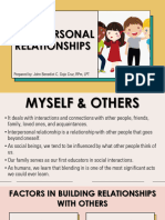 Chapter 12 - Interpersonal Relationships