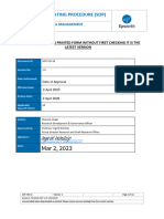 SOP TM 16 SiteDocs Portal Management v1 2march2023