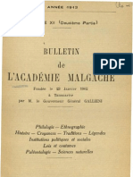 Bulletin de L'académie Malgache XII, 2 - 1913