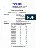 HQDM101015174-1 Certificat de Conformite