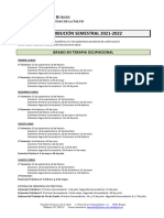 Distribución Semestral Grado TO20212022