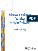 Advances in Ion Source Technology For Higher Productivity1