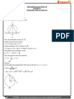 Solutions Maths Class Test - 30 (Straight Line & Circles) Batch 2025