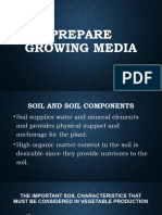 Prepare Growing Media