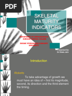 Skeletal Maturity Indicators: Department of Orthodontics Subharti Dental College Swami Vivekanand Subharti University