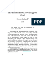 The Immediate Knowledge of God