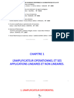 CH1 AMPLIFICATEUR-Operationnel