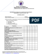 Homeroom Guidance Learners Devt Asseement Form