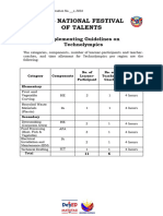 Specific Guidelines For 2024 Nfot Technolympics