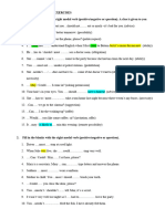 Modals Worksheet