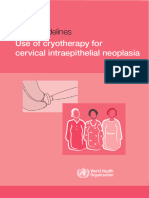 Cryotherapy in Cin