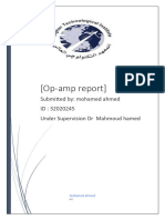 Report About Operational Amplifiers 32020245