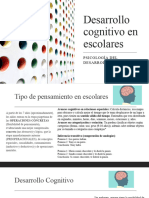 Desarrollo Cognitivo y Psicosocial en Escolares