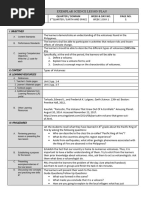 Exemplar Science Lesson Plan: Grade Level Quarter / Domain Week & Day No. Page No. 1