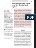 Fluoroscopically Guided Epidural Injection (SNUBH Protocol)