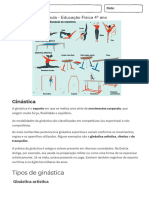 Aula - Educação Física - Ginástica