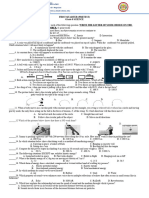 SCIENCE 8 Q1 - Pretest