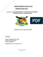 Estomatitis Aftosa Congenita en Niños