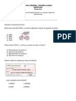 Evaluacion Correspondiente Al Segundo Trimestre Cuarto Grado Esc. Vespertina