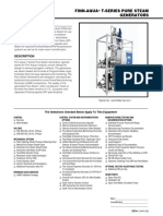 STERIS - Finn Aqua T Series Pure Steam Generator - TDS - SD791